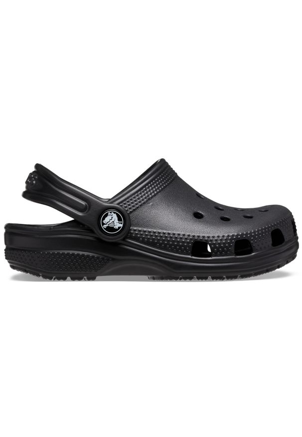 Buty do chodzenia dla dzieci Crocs Classic Clog Kids. Okazja: na co dzień, na plażę. Kolor: czarny. Materiał: materiał, syntetyk. Styl: casual