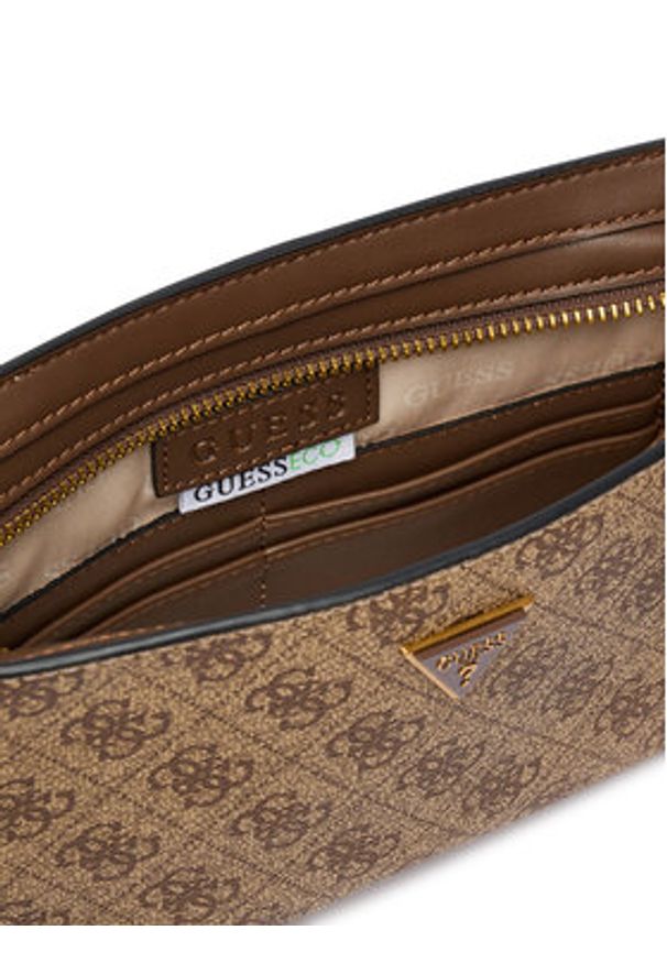 Guess Saszetka HMMILO P6157 Beżowy. Kolor: beżowy. Materiał: skóra