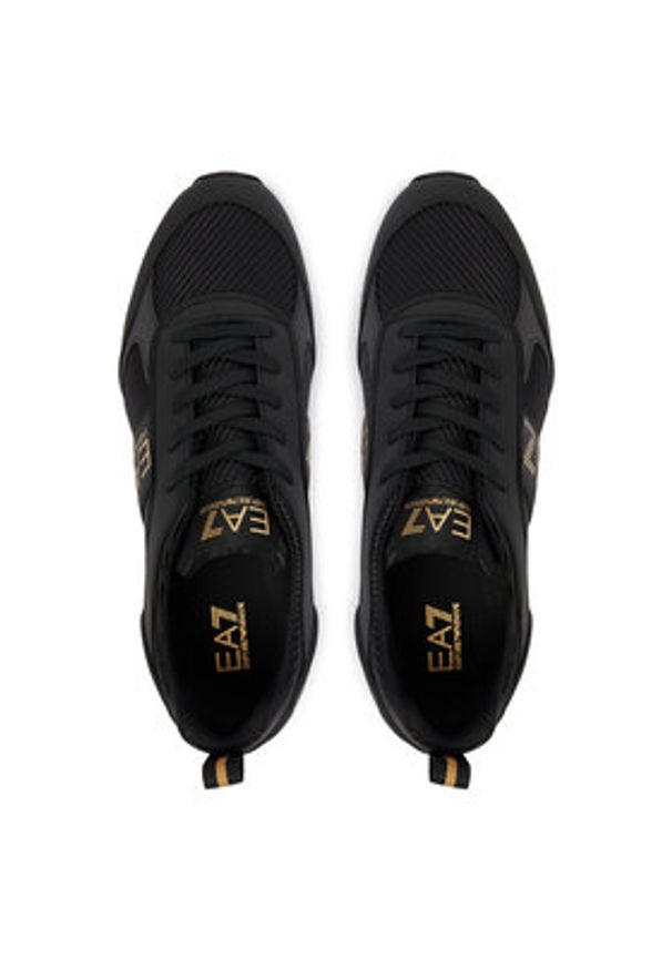 EA7 Emporio Armani Sneakersy 7X000337 AF18613 MZ185 Czarny. Kolor: czarny. Materiał: skóra