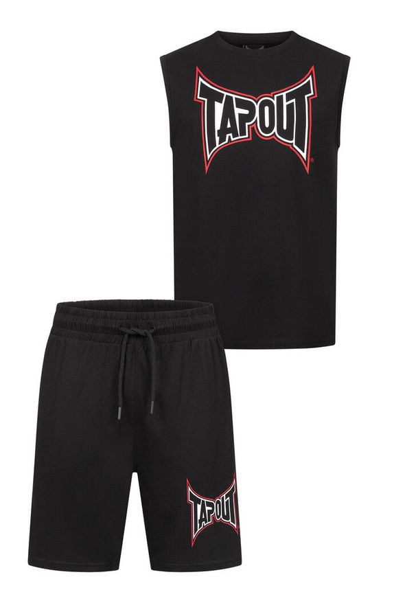 TAPOUT - Tank top i zestaw szortów Tapout Dorrisa. Kolor: wielokolorowy, biały, czarny. Materiał: dresówka