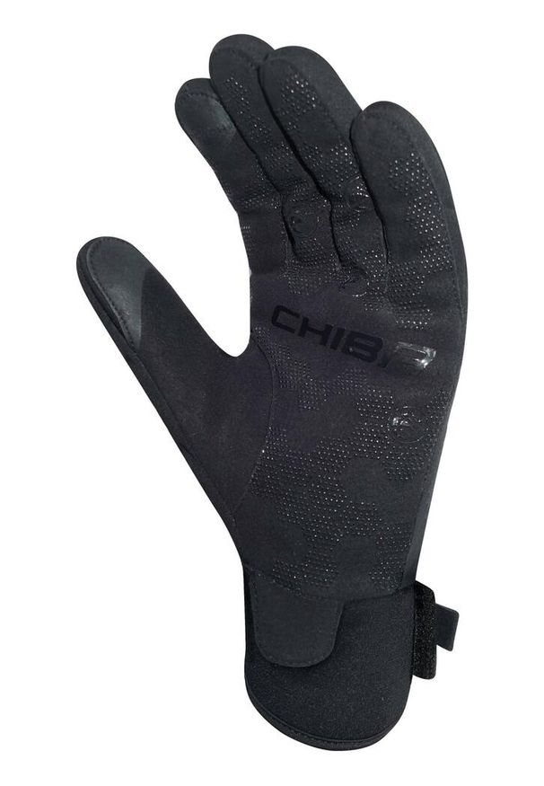 CHIBA - Zimowe rękawiczki sportowe unisex Chiba Classic. Kolor: czarny, wielokolorowy, żółty. Sezon: zima