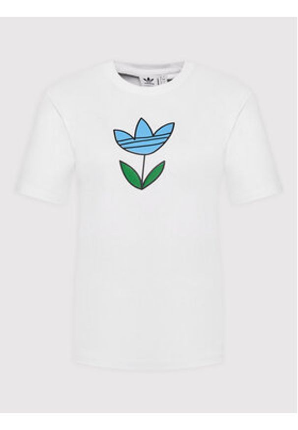 Adidas - adidas T-Shirt Always Original Graphic HF2027 Biały Regular Fit. Kolor: biały. Materiał: bawełna