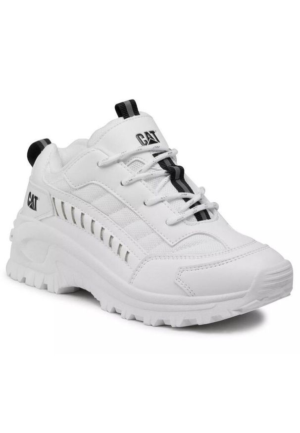 CATerpillar - Buty sportowe dla dzieci Caterpillar Intruder białe. Kolor: biały. Sport: turystyka piesza