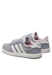 Adidas - adidas Sneakersy Breaknet Sleek IH5465 Szary. Kolor: szary. Materiał: skóra