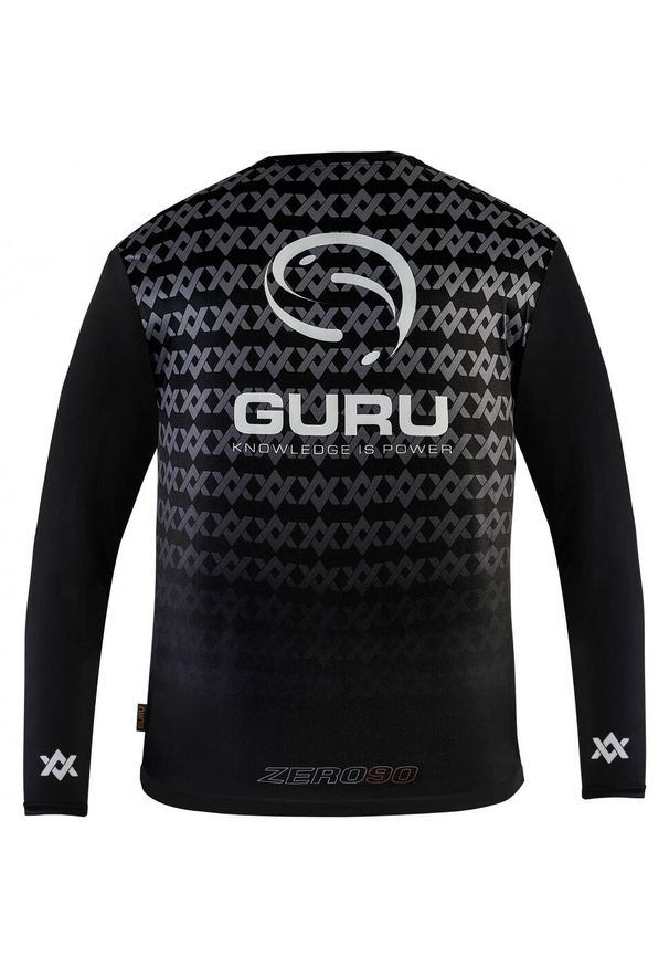 GURU - Koszulka Wędkarska Przeciwsłoneczna Guru Aventus Cool Shirt Upf 50+. Kolor: czarny. Długość rękawa: długi rękaw