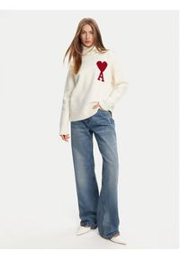 AMI PARIS Jeansy FTR450.DE0046 Granatowy Regular Fit. Kolor: niebieski #4