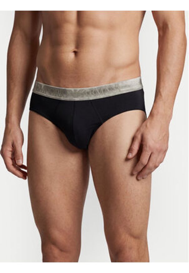 Emporio Armani Underwear Komplet slipów EM000258 AF18886 MC061 Czarny. Kolor: czarny. Materiał: bawełna