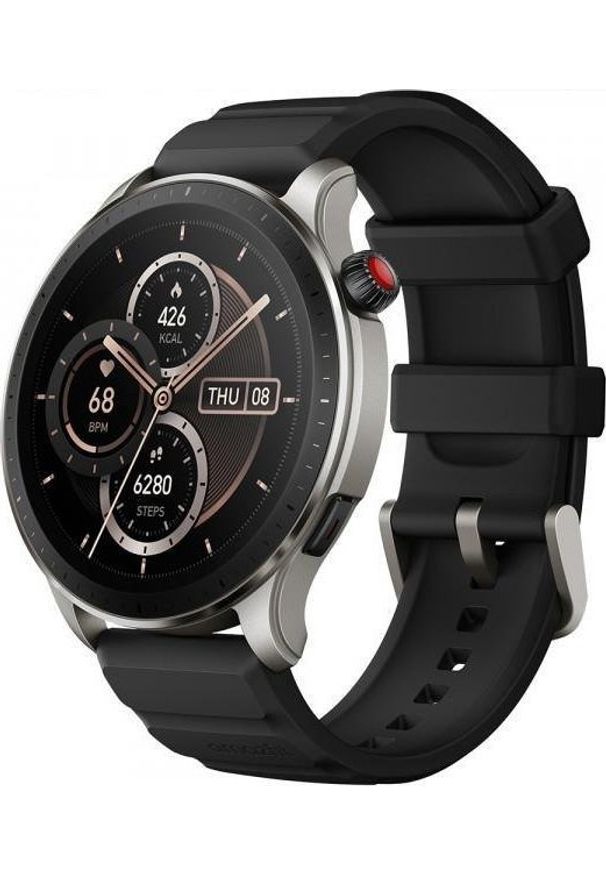 AMAZFIT - Smartwatch Amazfit GTR 4 Czarny (W2166EU1N). Rodzaj zegarka: smartwatch. Kolor: czarny