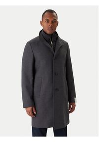Marc O'Polo Płaszcz wełniany 529 0288 71044 Szary Regular Fit. Typ kołnierza: polo. Kolor: szary. Materiał: syntetyk #6