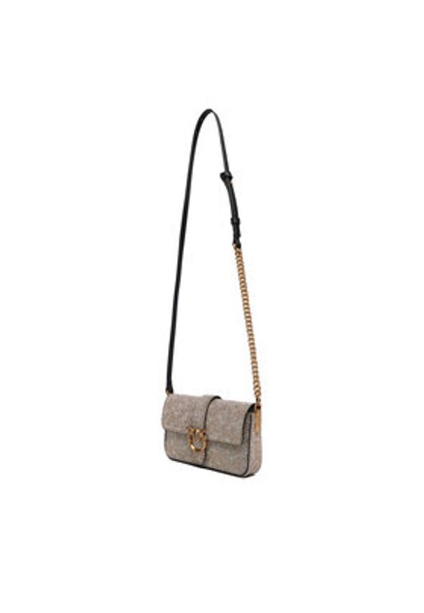 Pinko - PINKO Torebka Love One Slouchy Baby AI 25-26 PCPL 105353 105353 Złoty. Kolor: złoty