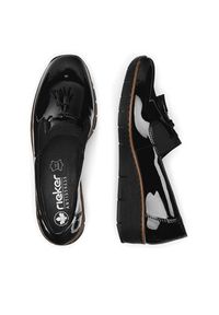 Rieker Półbuty 53751-00 Czarny. Kolor: czarny. Materiał: skóra #6