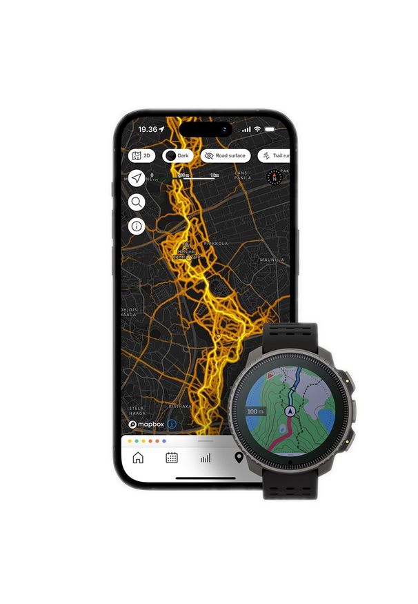 SUUNTO - Suunto Vertical Solar All Black. Styl: sportowy, casual