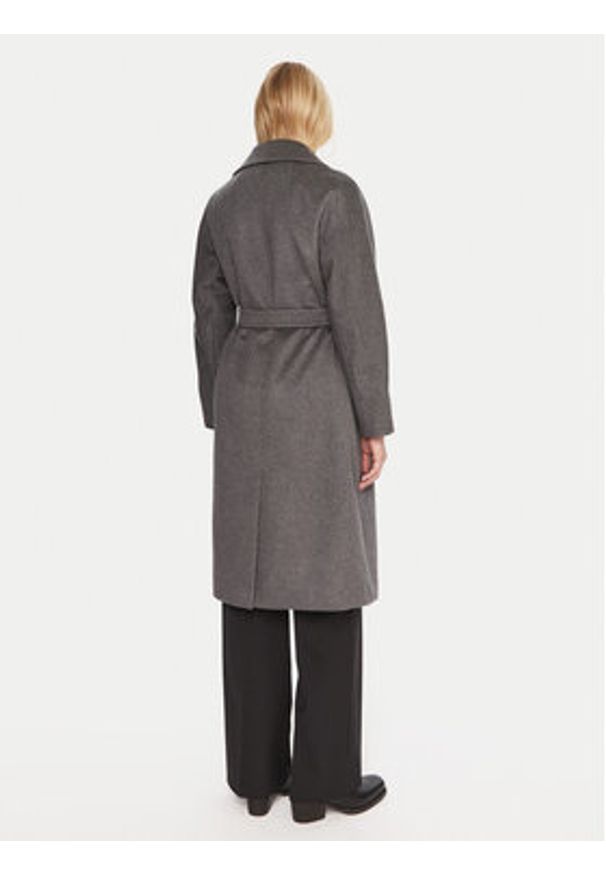 Weekend Max Mara Płaszcz przejściowy Cascia 2525016072 Szary Regular Fit. Kolor: szary. Materiał: kaszmir