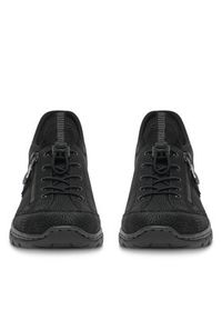 Rieker Sneakersy L32F1-00 Czarny. Kolor: czarny. Materiał: skóra