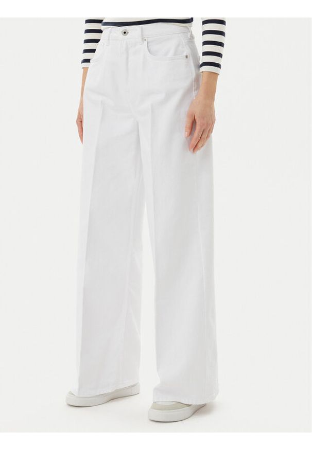 Pepe Jeans Jeansy PL204740 Niebieski Wide Leg. Kolor: niebieski