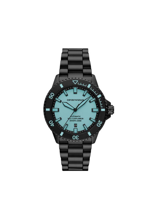 Emporio Armani Zegarek Sea Explorer AR60084 Czarny. Kolor: czarny