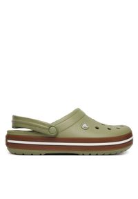 Klapki Crocs. Kolor: zielony. Materiał: guma #1