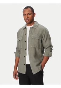 BOSS Koszula Locky 50558928 Szary Regular Fit. Kolor: szary. Materiał: len #1