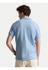 Polo Ralph Lauren Polo 710B21921002 Niebieski jasny Custom Slim Fit. Typ kołnierza: polo. Kolor: niebieski. Materiał: bawełna #4