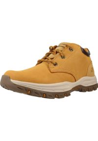 skechers - Buty Mężczyzna Skechers Knowlson brązowy. Kolor: brązowy