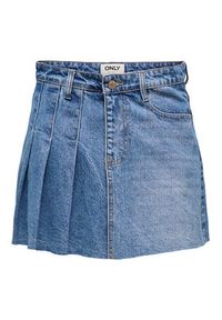 only - ONLY Spódnica jeansowa Kadie 15345569 Niebieski Regular Fit. Kolor: niebieski. Materiał: bawełna #6