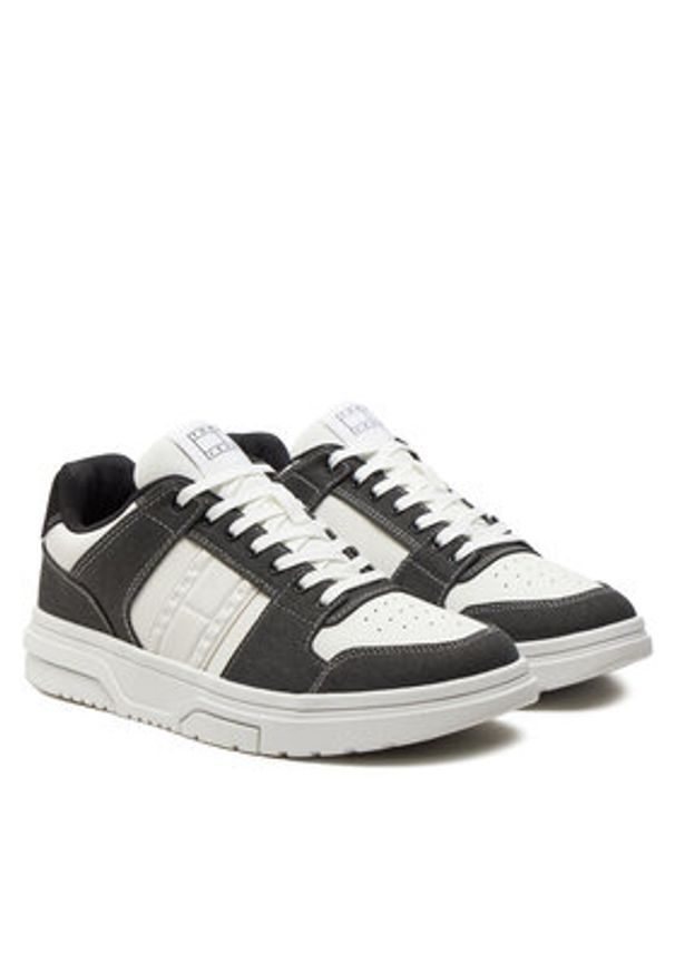 Tommy Jeans Sneakersy The Brooklyn Mix Material EM0EM01428 Czarny. Kolor: czarny. Materiał: materiał