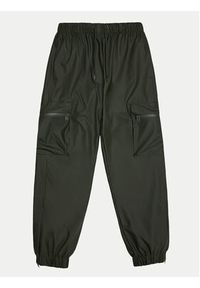 Rains Spodnie przeciwdeszczowe Cargo Rain Pants Regular W3 18850 Zielony Regular Fit. Kolor: zielony. Materiał: syntetyk