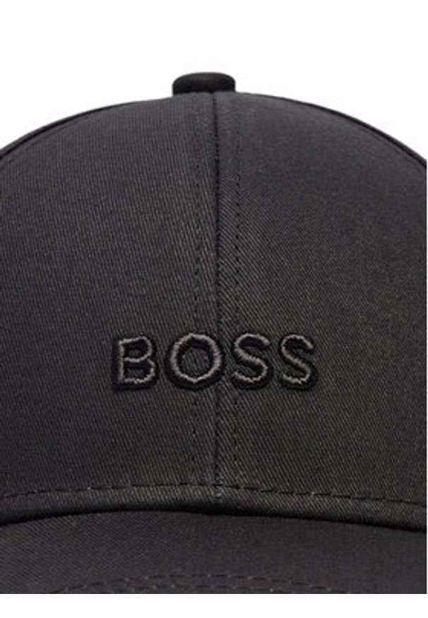 BOSS - Boss Czapka z daszkiem Ari 50519889 Czarny. Kolor: czarny. Materiał: materiał, bawełna