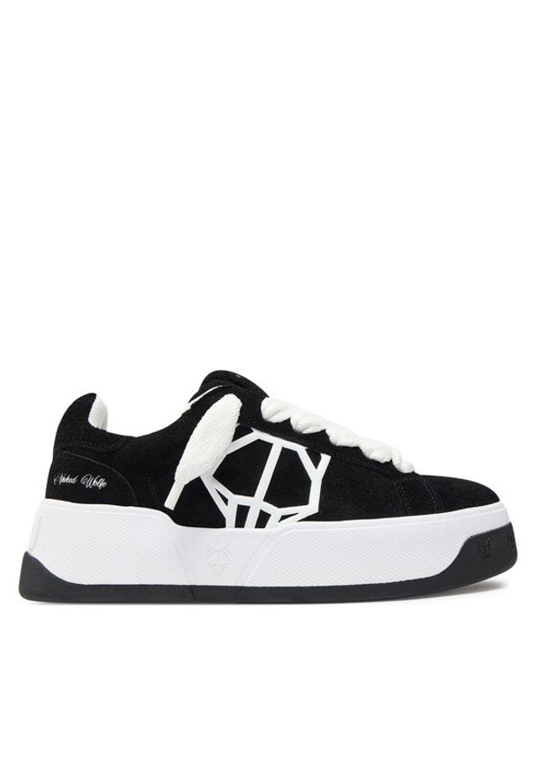 Naked Wolfe Sneakersy Kray Hairy Czarny. Kolor: czarny. Materiał: zamsz, skóra