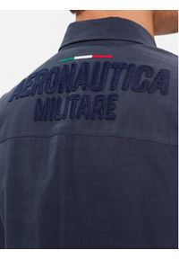 Aeronautica Militare Koszula 232CA1238CT3213 Granatowy Regular Fit. Kolor: niebieski. Materiał: bawełna #4