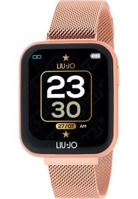 Smartwatch Liu Jo Smartwatch damski LIU JO SWLJ054 różowe złoto bransoleta. Rodzaj zegarka: smartwatch. Kolor: różowy, wielokolorowy, złoty