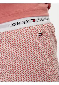 TOMMY HILFIGER - Tommy Hilfiger Piżama UW0UW04878 Różowy Regular Fit. Kolor: różowy. Materiał: bawełna #4