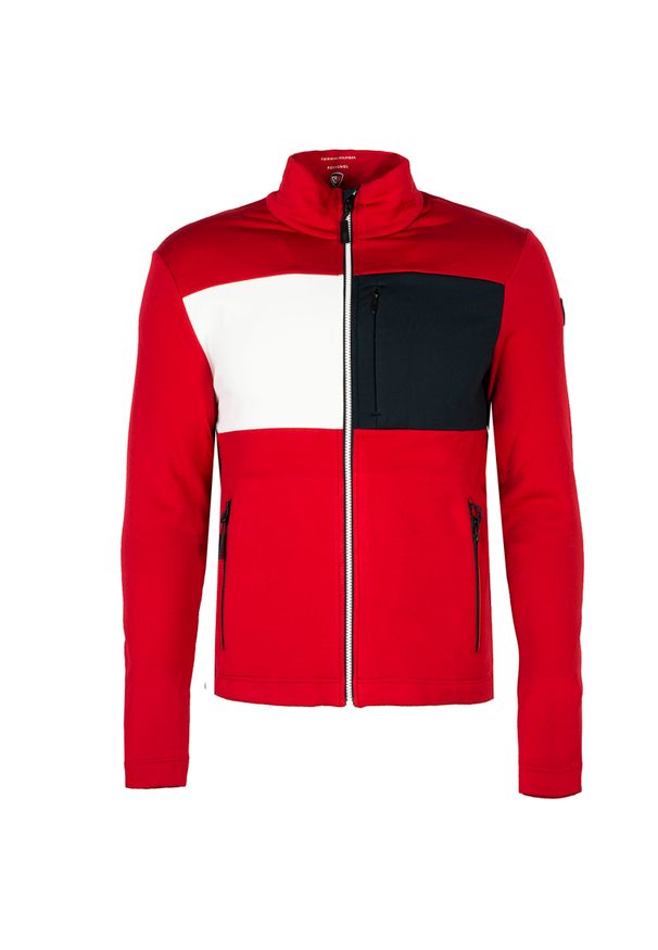 TOMMY HILFIGER - Tommy Hilfiger & Rossignol Bluza "Rudolph". Okazja: na co dzień. Typ kołnierza: kołnierzyk stójkowy. Materiał: tkanina. Wzór: nadruk. Styl: casual
