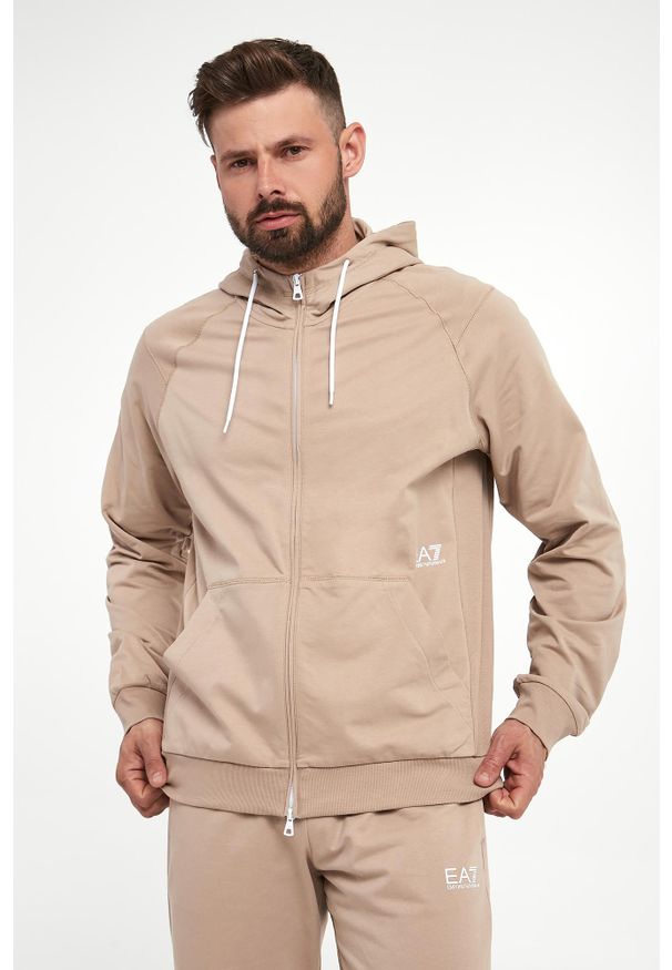 EA7 Emporio Armani - Bluza męska z kapturem EA7 EMPORIO ARMANI. Typ kołnierza: kaptur