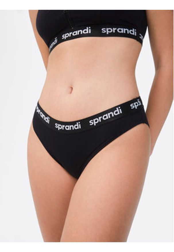 Sprandi Dół od bikini SP22-KOS001B Czarny. Kolor: czarny. Materiał: syntetyk