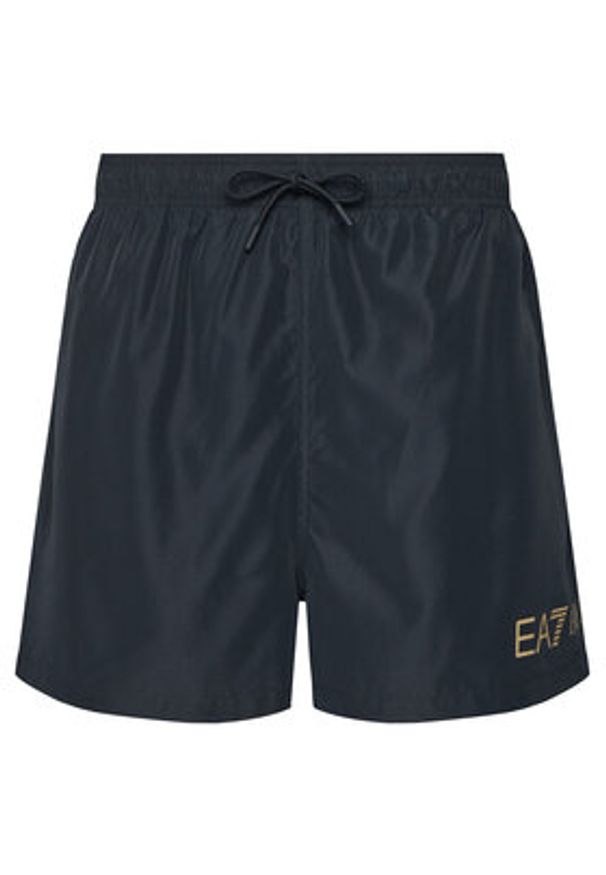 EA7 Emporio Armani Szorty kąpielowe 7M002000 AF13049 MC004 Czarny Regular Fit. Kolor: czarny. Materiał: syntetyk