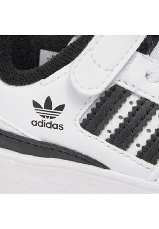 Adidas - adidas Sneakersy Forum Low IF2653 Biały. Kolor: biały. Materiał: skóra