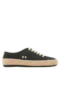 EMU Australia Espadryle W12883 Czarny. Kolor: czarny. Materiał: materiał