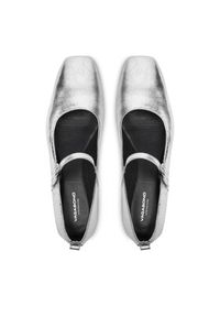 Vagabond Shoemakers Baleriny Delia 5307-483-79 Srebrny. Kolor: srebrny. Materiał: skóra #5