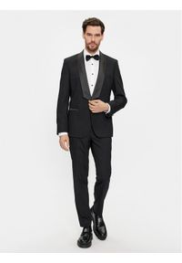 Hugo Garnitur Henry/Getlin241E1 50507120 Czarny Slim Fit. Kolor: czarny. Materiał: wełna, syntetyk #1