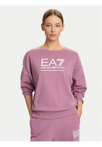 EA7 Emporio Armani Bluza 7W000416 AF12473 UA272 Różowy Relaxed Fit. Kolor: różowy. Materiał: bawełna