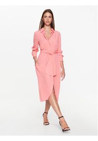 Seidensticker Sukienka koszulowa 60.134572 Różowy Regular Fit. Kolor: różowy. Materiał: wiskoza. Typ sukienki: koszulowe