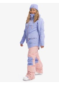 Kurtka narciarska damska Roxy x Chloe Kim Insulated Snow. Kolor: fioletowy. Materiał: poliester. Sport: narciarstwo