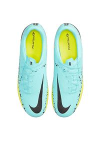 Buty piłkarskie męskie Nike Phantom GT2 Academy Fgmg. Zapięcie: sznurówki. Kolor: niebieski. Materiał: materiał, syntetyk, tkanina. Szerokość cholewki: normalna. Sport: piłka nożna