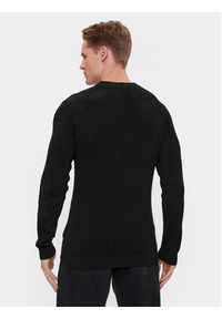 Calvin Klein Jeans Sweter J30J324598 Czarny Regular Fit. Kolor: czarny. Materiał: bawełna