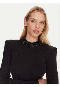 Gaudi Sweter 521FD53036 Czarny Slim Fit. Kolor: czarny. Materiał: syntetyk #5
