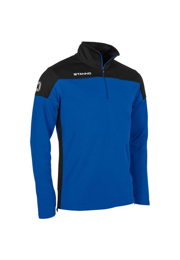 STANNO - Dziecięca bluza dresowa 1/4 z zamkiem błyskawicznym Stanno Pride. Kolor: wielokolorowy, niebieski, czarny. Materiał: dresówka