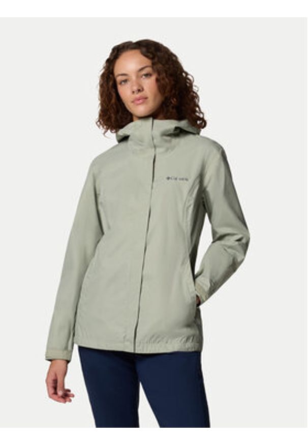 columbia - Columbia Kurtka przeciwdeszczowa Arcadia™ II 1534115 Zielony Regular Fit. Kolor: zielony. Materiał: syntetyk