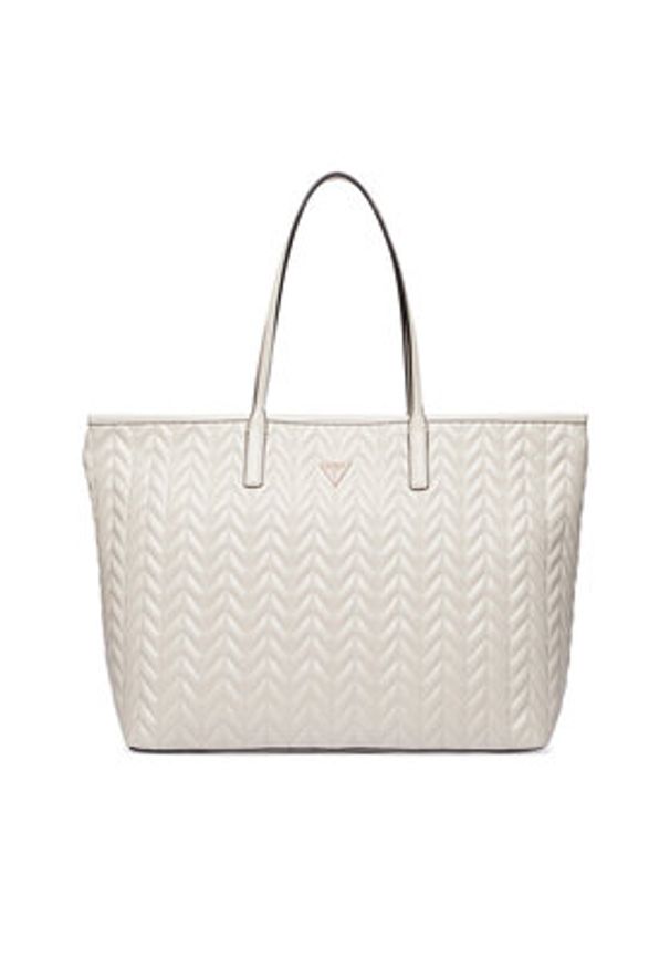 Guess Torebka Cheryl HWTQ97 20240 Kremowy. Kolor: kremowy. Materiał: skórzane
