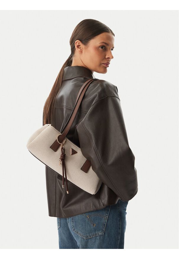 Guess Torebka Alice HWWG9 926080 Kremowy. Kolor: kremowy